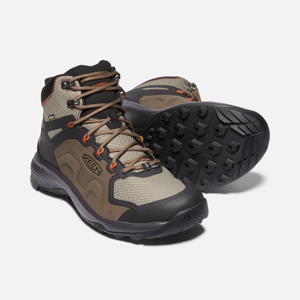 Keen Laarzen Heren Bruin/Zwart - Explore Waterproof - 23915-NRCE